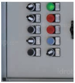 Control panel of industrial dust control system Rino